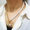 Vintage Baroque Pearl Necklace