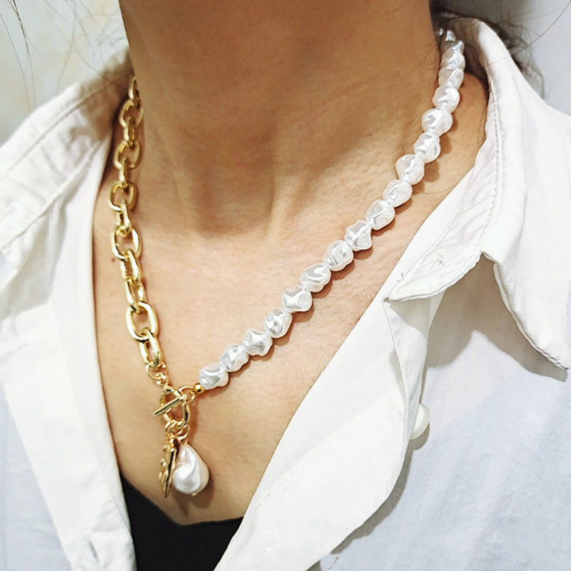 Vintage Baroque Pearl Necklace