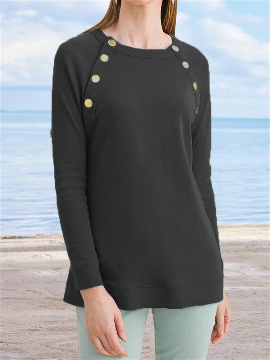 Women's Casual Long-sleeved Sweater