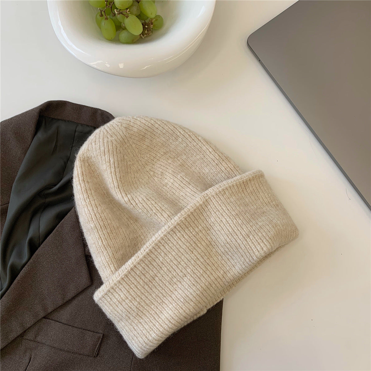 Cozy knitted beanie