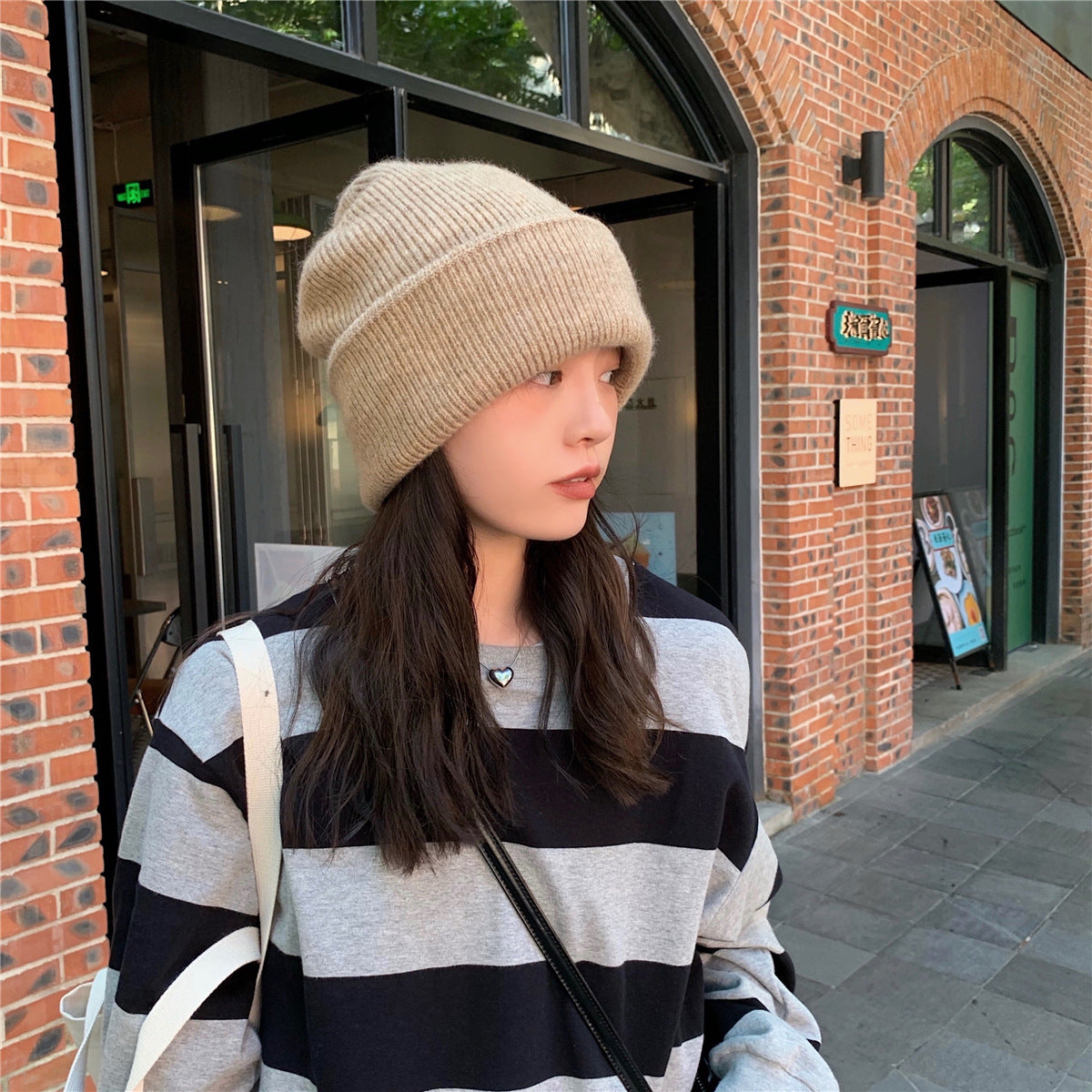 Cozy knitted beanie